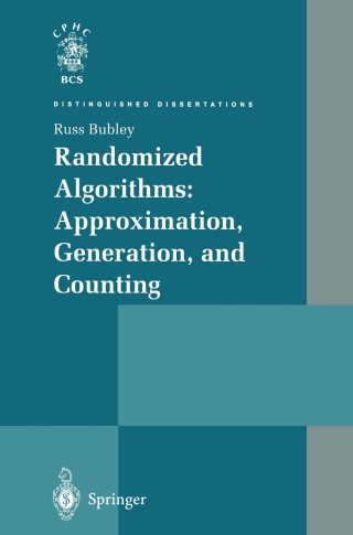 Cover image: Randomized Algorithms: Approximation, Generation, and Counting 9781852333256