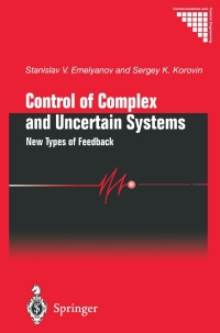 表紙画像: Control of Complex and Uncertain Systems 9781852333027