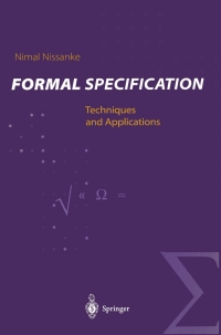 Omslagafbeelding: Formal Specification 9781852330026