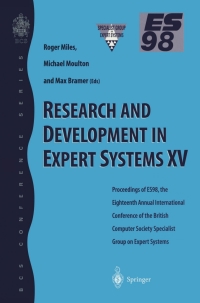 表紙画像: Research and Development in Expert Systems XV 1st edition 9781852330866