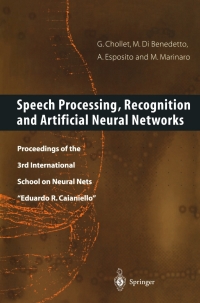 表紙画像: Speech Processing, Recognition and Artificial Neural Networks 1st edition 9781852330941