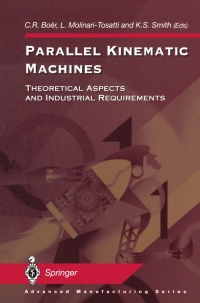صورة الغلاف: Parallel Kinematic Machines 1st edition 9781852336134