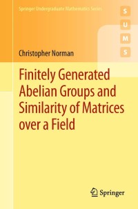 Cover image: Finitely Generated Abelian Groups and Similarity of Matrices over a Field 9781447127291