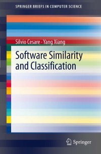 Cover image: Software Similarity and Classification 9781447129080