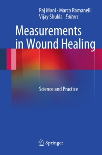 Cover image: Measurements in Wound Healing 9781447129868