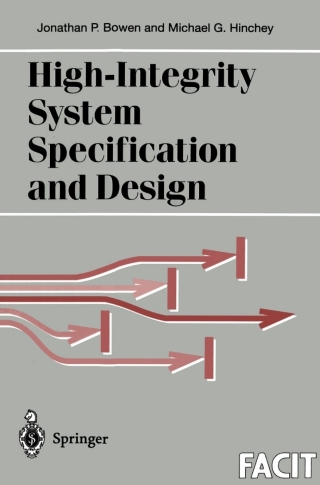 Cover image: High-Integrity System Specification and Design 9783540762263