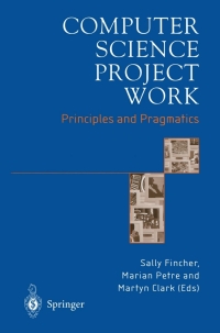 表紙画像: Computer Science Project Work 1st edition 9781852333577