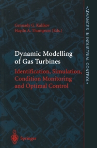 Imagen de portada: Dynamic Modelling of Gas Turbines 1st edition 9781852337841