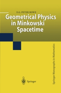 Cover image: Geometrical Physics in Minkowski Spacetime 9781852333669