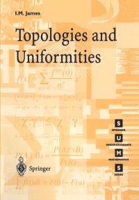 Imagen de portada: Topologies and Uniformities 9781852330613
