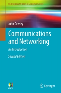 Cover image: Communications and Networking 2nd edition 9781447143567