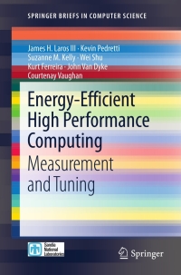 Cover image: Energy-Efficient High Performance Computing 9781447144915
