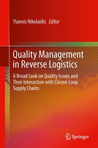 Cover image: Quality Management in Reverse Logistics 9781447145363