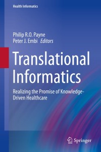 Cover image: Translational Informatics 9781447146452