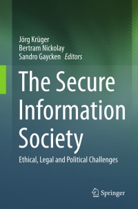 Titelbild: The Secure Information Society 9781447147626