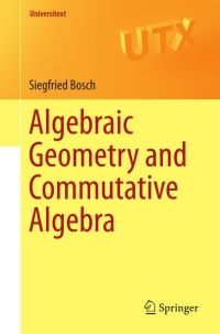 Cover image: Algebraic Geometry and Commutative Algebra 9781447148289