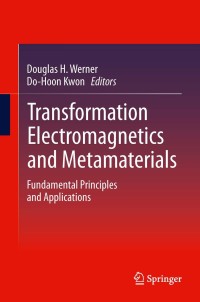 Cover image: Transformation Electromagnetics and Metamaterials 9781447149958