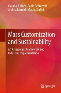 Cover image: Mass Customization and Sustainability 9781447151159