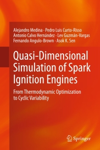 Imagen de portada: Quasi-Dimensional Simulation of Spark Ignition Engines 9781447152880