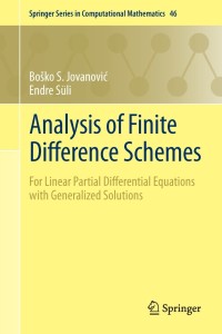 Cover image: Analysis of Finite Difference Schemes 9781447154594
