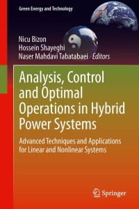 Cover image: Analysis, Control and Optimal Operations in Hybrid Power Systems 9781447155379