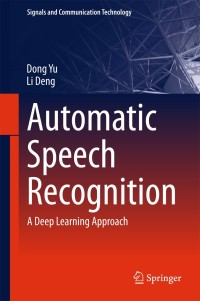 Imagen de portada: Automatic Speech Recognition 9781447157786