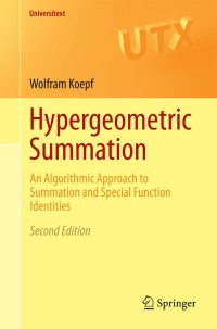 Cover image: Hypergeometric Summation 2nd edition 9781447164630