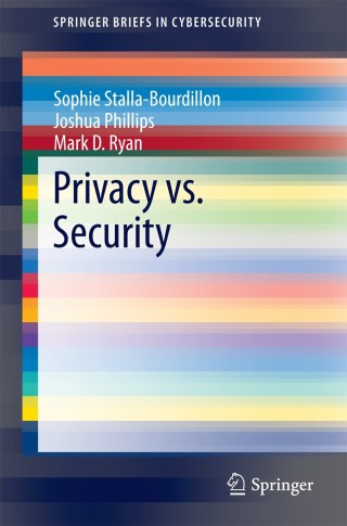 Immagine di copertina: Privacy vs. Security 9781447165293