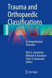 Imagen de portada: Trauma and Orthopaedic Classifications 9781447165712
