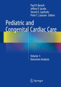 Cover image: Pediatric and Congenital Cardiac Care 9781447165866