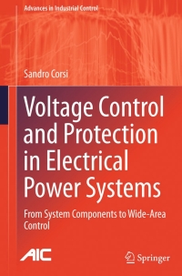 Titelbild: Voltage Control and Protection in Electrical Power Systems 9781447166351