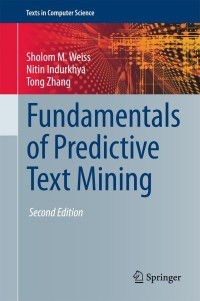 Imagen de portada: Fundamentals of Predictive Text Mining 2nd edition 9781447167495