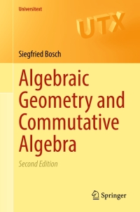 Cover image: Algebraic Geometry and Commutative Algebra 2nd edition 9781447175223