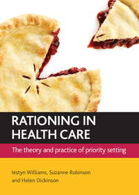 صورة الغلاف: Rationing in health care 1st edition 9781847427755