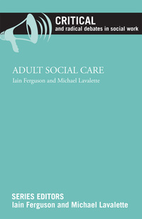 Cover image: Adult social care 1st edition 9781447316169