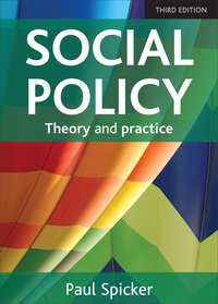 Imagen de portada: Social Policy 3rd edition 9781847420633