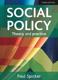 Imagen de portada: Social Policy 3rd edition 9781447316091