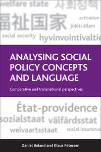 Omslagafbeelding: Analysing social policy concepts and language 1st edition 9781447306436