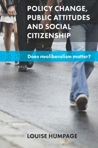Imagen de portada: Policy change, public attitudes and social citizenship 1st edition 9781847429650