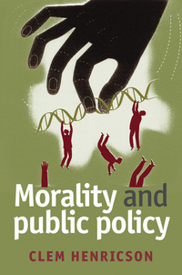 Imagen de portada: Morality and public policy 9781447323815