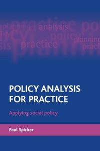 Cover image: Policy analysis for practice 1st edition