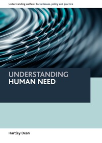 Omslagafbeelding: Understanding human need 1st edition