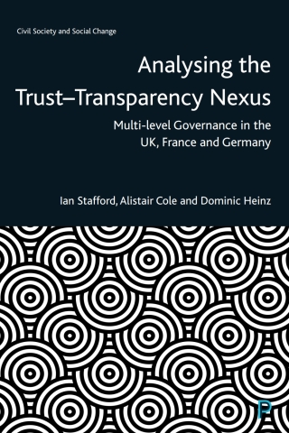 Cover image: Analysing the Trust–Transparency Nexus 1st edition 9781447355212