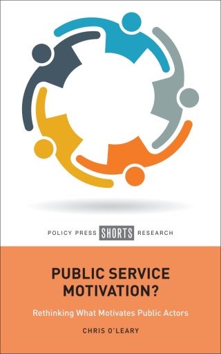 Cover image: Public Service Motivation? 1st edition 9781447360797