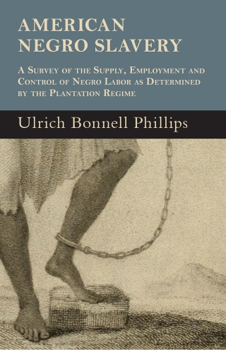 Cover image: American Negro Slavery - A Survey Of The Supply, Employment And Control Of Negro Labor As Determined By The Plantation Regime 9781445537702
