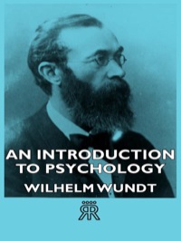 Imagen de portada: An Introduction to Psychology 9781406719086