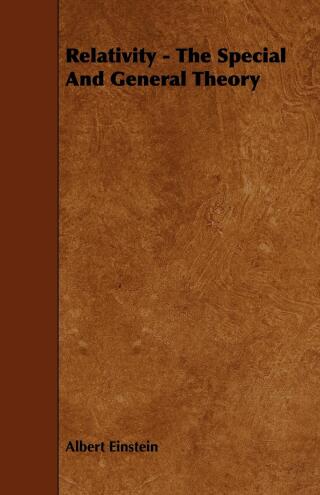 Cover image: Relativity - The Special and General Theory 9781444637625