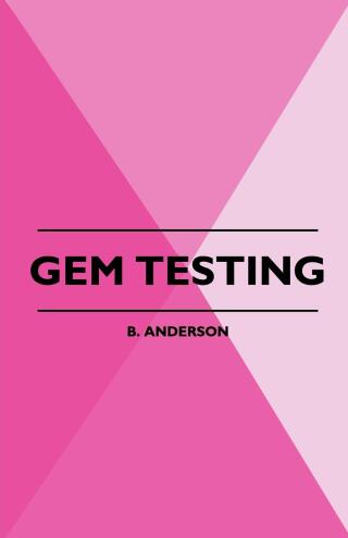 Cover image: Gem Testing 9781445512426