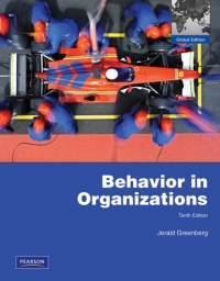 Cover image: Behavior in Organizations: Global Edition 10th edition 9781408264300