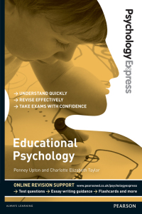 Cover image: Psychology Express: Educational Psychology 1st edition 9781447921660